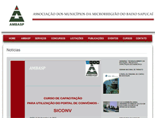 Tablet Screenshot of ambasp.org.br